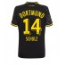 Cheap Borussia Dortmund Nico Schulz #14 Away Football Shirt Women 2022-23 Short Sleeve